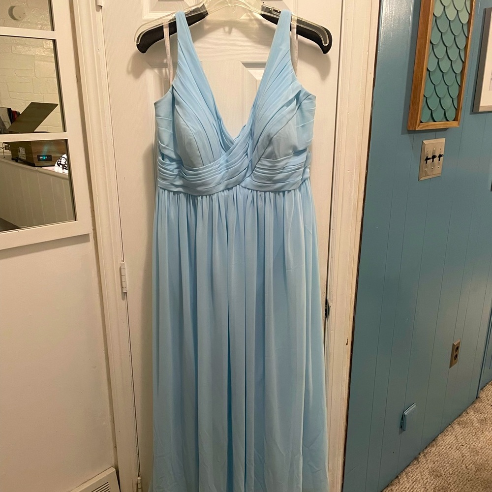 Bill Levkoff Capri Chiffon Sleeveless A-line Dress Size 28 - Picture 1 of 6